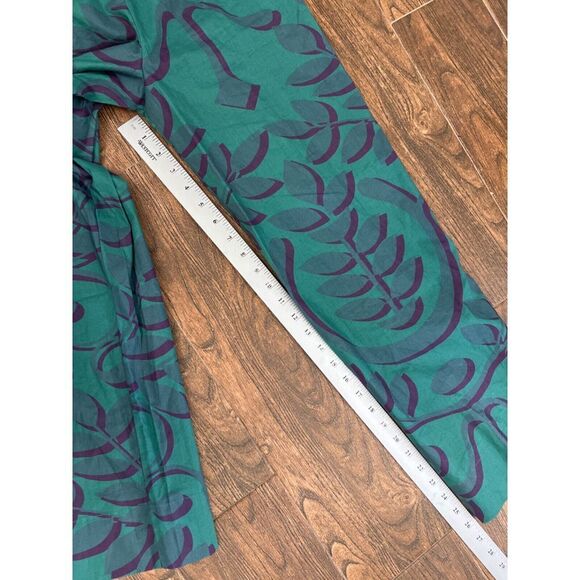 NEW WOMENS ANTHROPOLOGIE PORRIDGE CLOTHING GREEN HIGH NECK WIDE LEG JUMPSUIT 0 - Picture 11 of 11